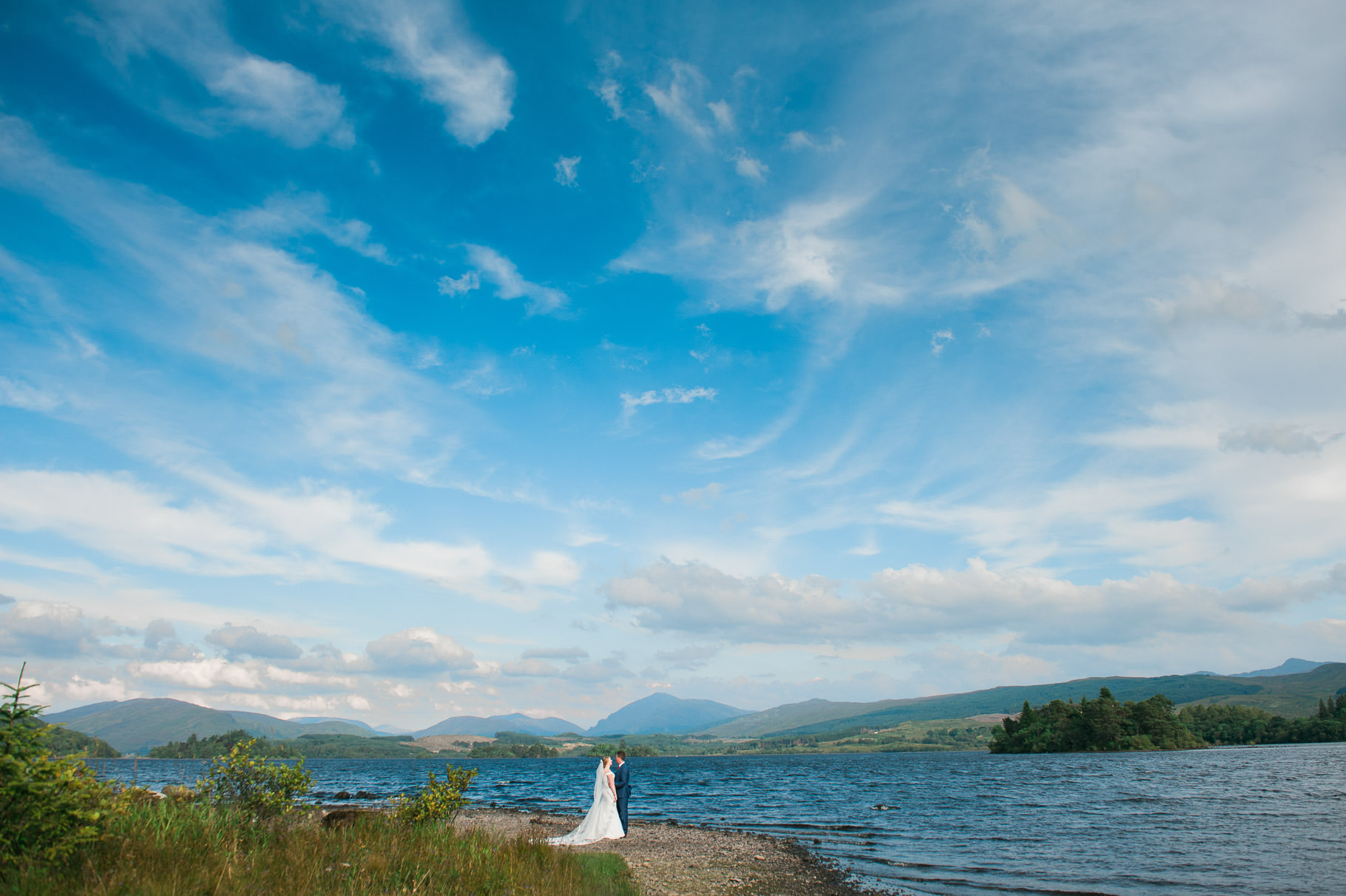Scottish Highlands and Islands Wedding by Loch Awe