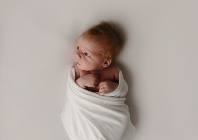 newborn baby glasgow, swaddled newborn baby, baby portrait glasgow